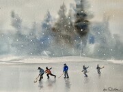 Playing Hockey on the Old Ausable Channel