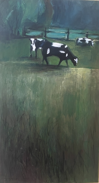 Green Fields with Cows