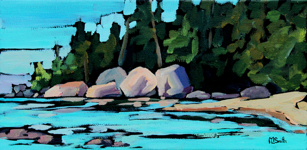 "Awenda Beach" plein air