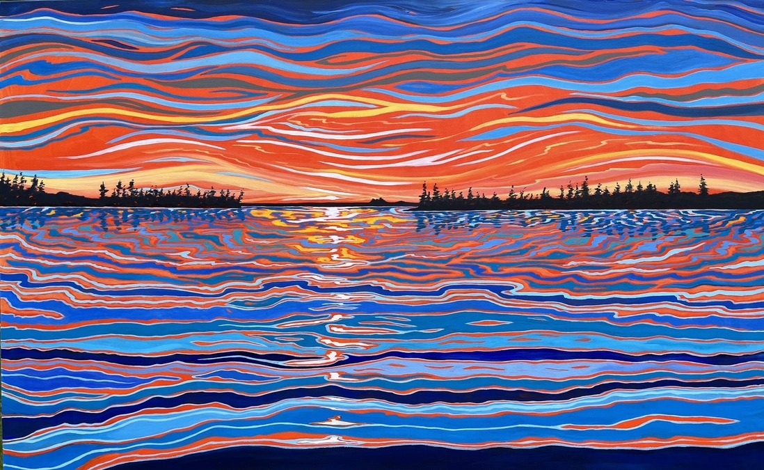 Sunset Vista 30" h x 48" w