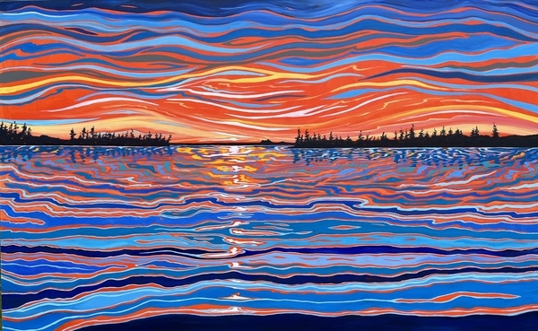 Sunset Vista 30" h x 48" w