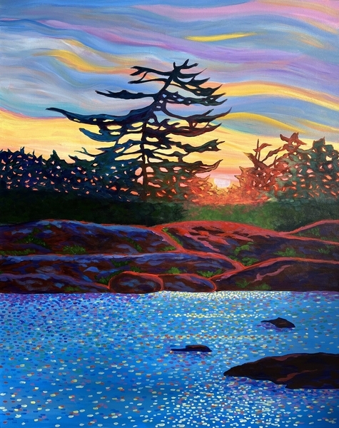 Tranquility 30" h x 24" w