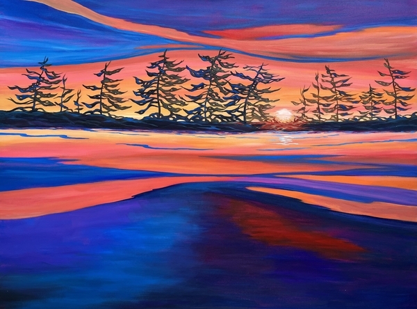 Twilight Dance 36" h x 48" w