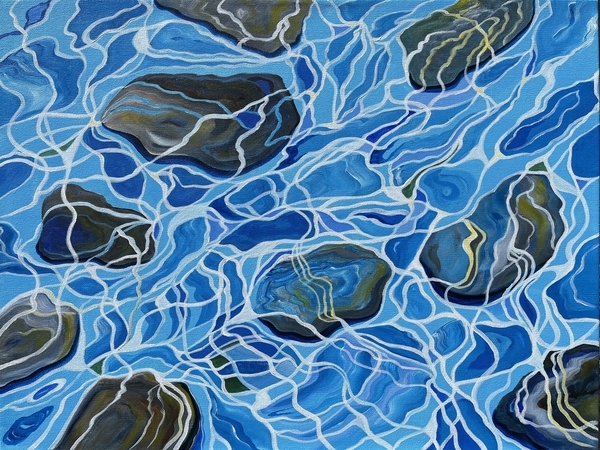 Water Rhythms 24" x 24"