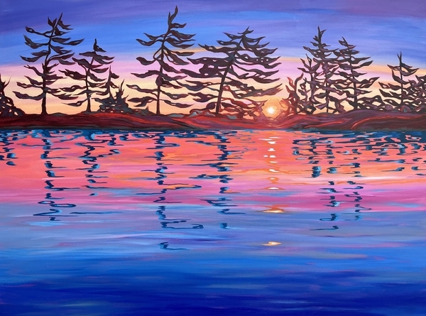 Evening Blaze 30" h x 40" w