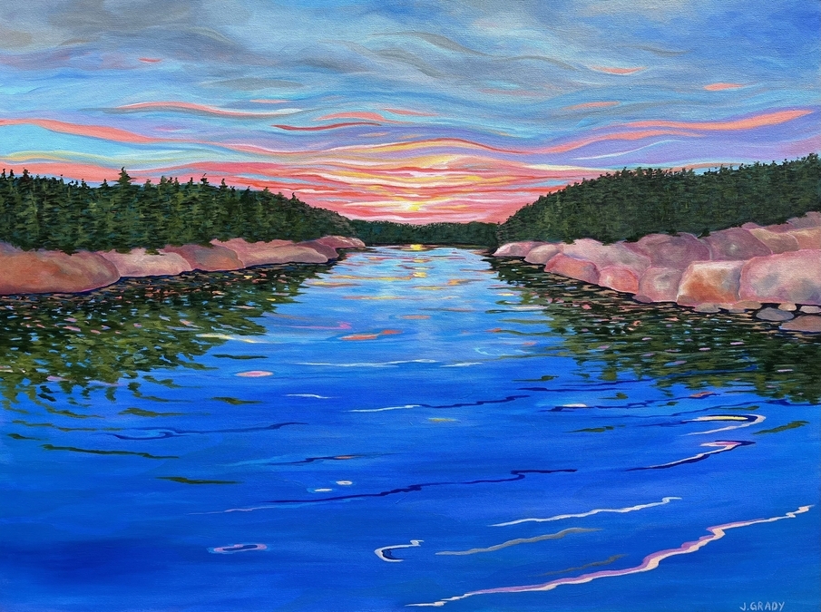 Blue Yonder 30" h x 40" w