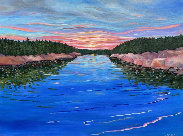 Blue Yonder 30" h x 40" w