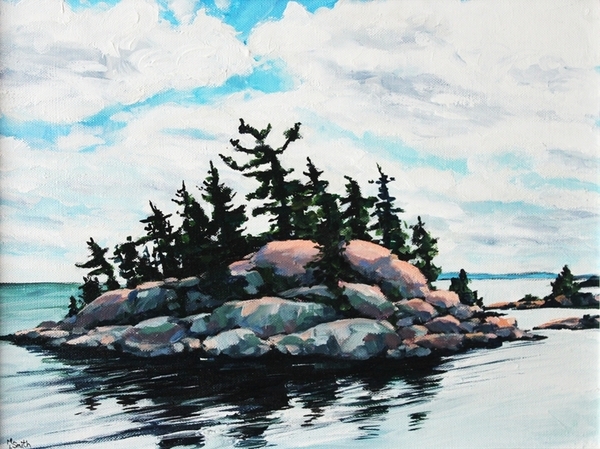 Island Killarney - acrylic - 11x14