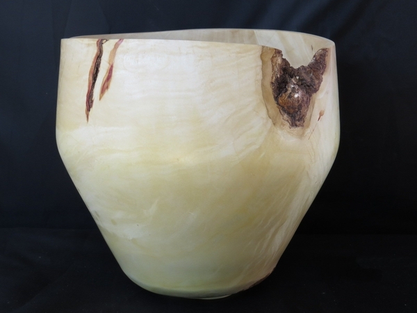 Manitoba Maple Burl Vessel, 8 one half in diam x 8 in tall