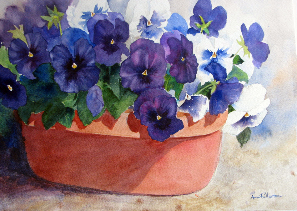 Pansy Basket